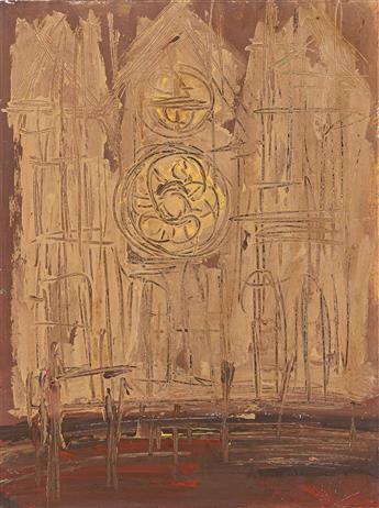WILLIAM GROSVENOR CONGDON (1912 - 1998, AMERICAN) Untitled (Cathedral).                                                                          